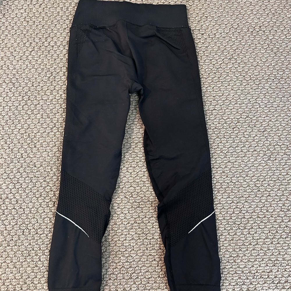 Under Armour Black Activewear pants with Reflective Details